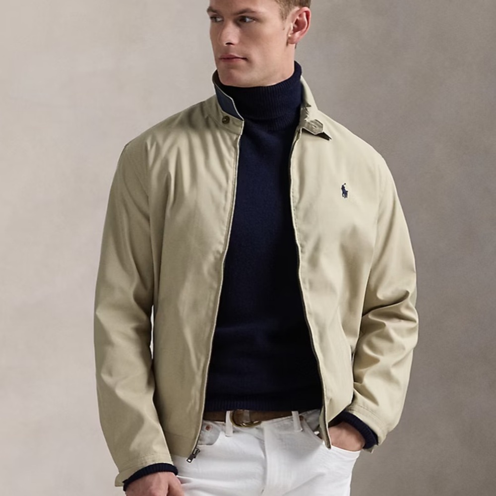 Ralph Lauren Men's Beige Windbreaker